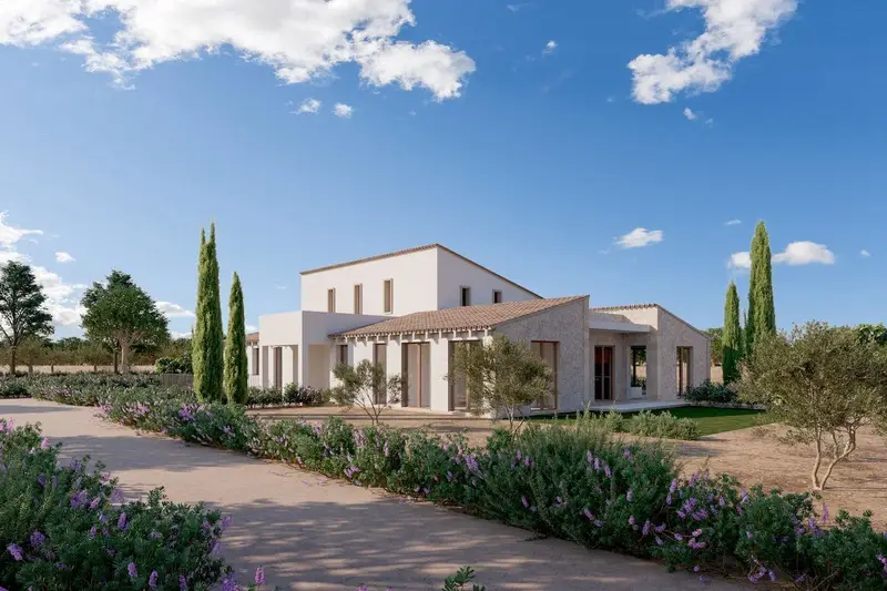 Chalet Lujo Santa Maria del Cami Mallorca 4 Dormitorios Piscina