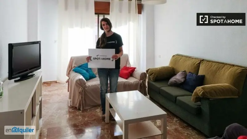 Habitaciones en alquiler en enorme apartamento de 4 dormitorios en San Francisco Javier