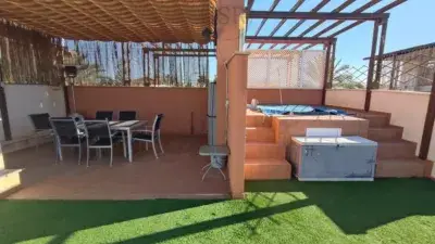 Atico en Vera Playa con Solarium y Vistas al Mar