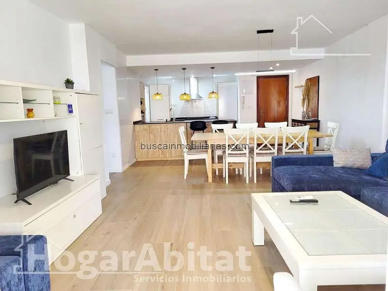 Piso en Canet d En Berenguer Primera Linea de Playa con Piscina y Garaje