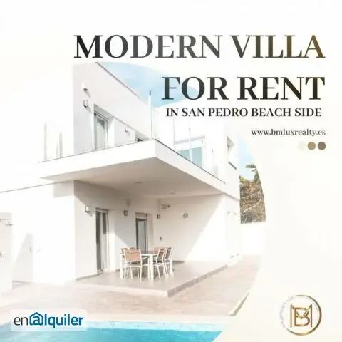 Villa de Lujo en San Pedro Alcántara Frente al Mar Alquiler