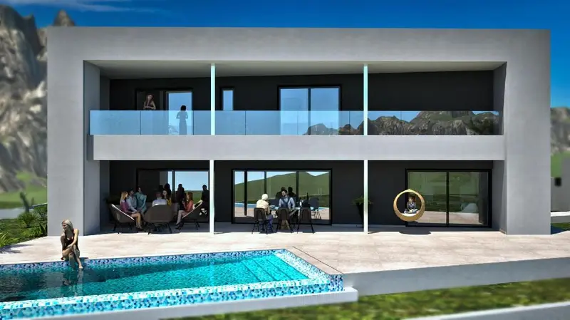 Villa en Venta La Nucia Vistas al Mar Moderna 3 Dormitorios