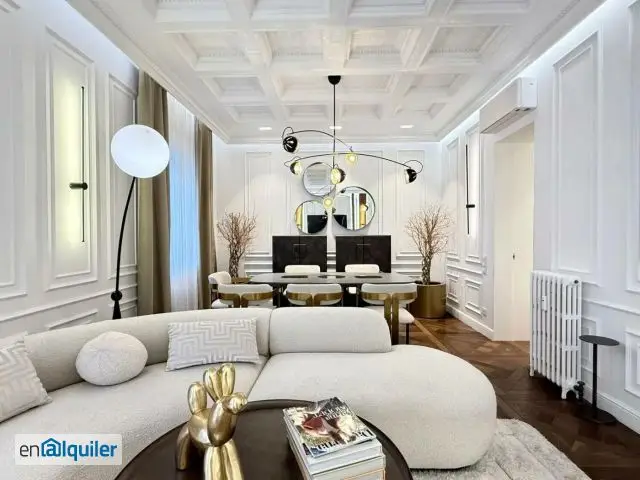 Piso de Lujo en Goya Madrid 163m2 3 Dormitorios Amueblado