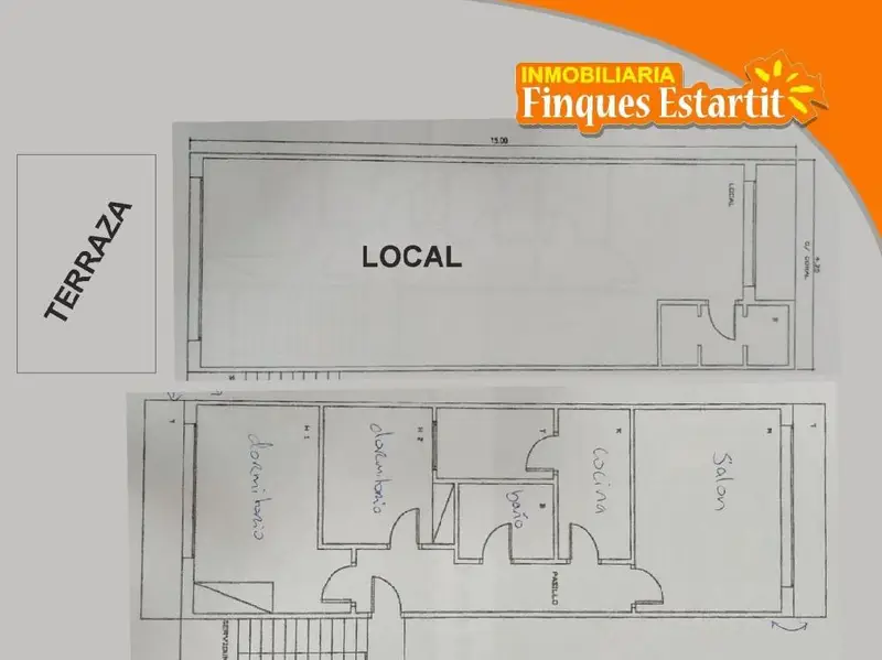 Venta Local Comercial L Estartit con Vivienda
