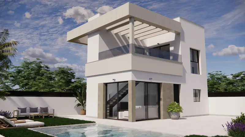 Villas Modernas con Piscina Privada en Vistabella Golf