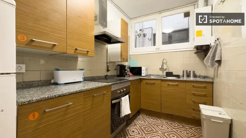 Habitacion en Piso Compartido Barcelona 7 habitaciones