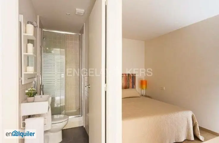Alquiler Piso Amueblado Sants 65m2 Patio 2 Baños