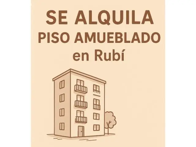 Piso Equipado Rubi Zona Estacion 3 Habitaciones 81m2