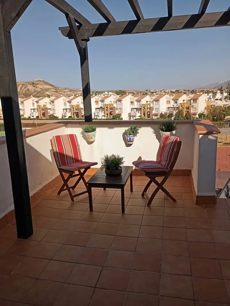 Atico en venta en El Playazo Vera Almería con vistas al mar