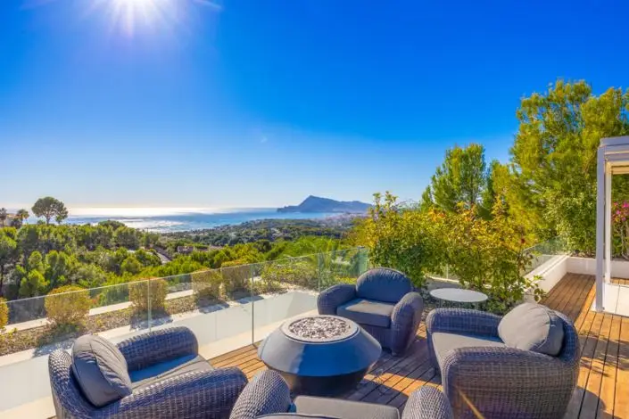 Villa de Lujo en Altea La Vella 3 Dormitorios Vistas al Mar