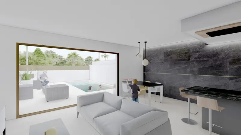 Villa con Piscina en Algorfa Complejo Residencial
