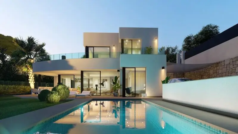 Villa Lujo 3 Dormitorios Moraira Nueva Construccion