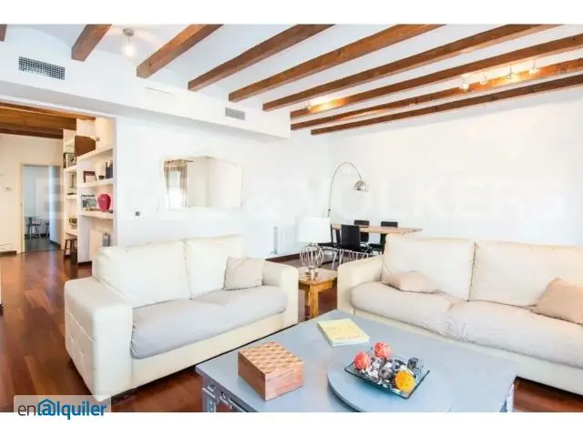 Alquiler Piso Lujo 120m2 Gotico 2Hab 2Baños
