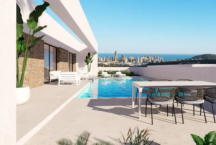 Villa en Venta Finestrat Benidorm 3 Dormitorios Vistas al Mar
