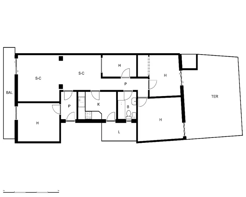 Piso 105m2 4 habitaciones Tarragona