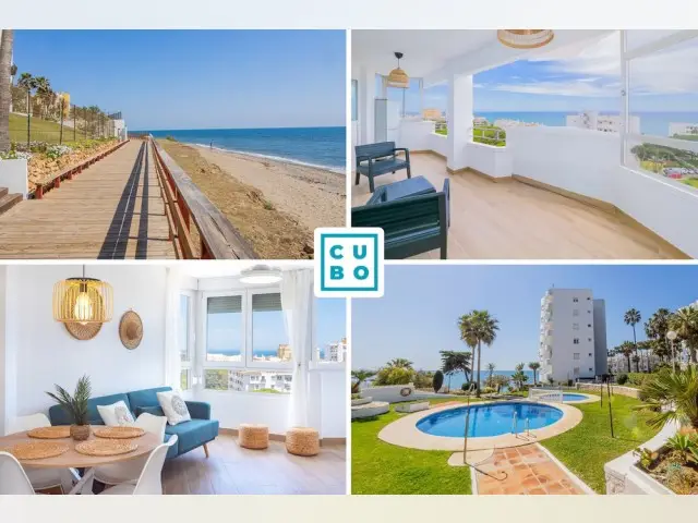 Apartamento 2 Dormitorios Mijas Costa Playa Familia 7 Personas