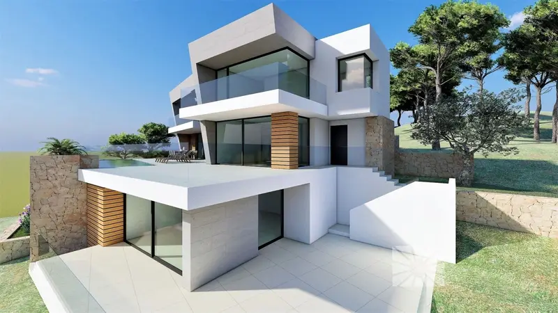 Villa de Lujo en Cumbre del Sol con Vistas al Mar