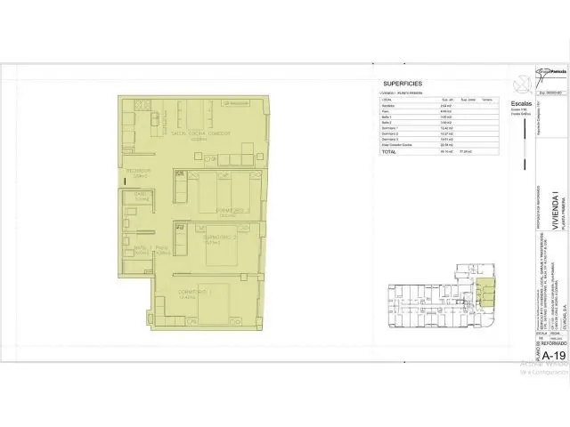 Piso en Boiro 73m2 3 habitaciones 2 baños Garaje Trastero