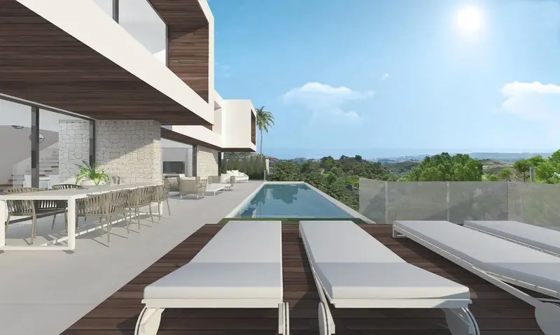 Villa de Lujo en Mijas Málaga 4 Dormitorios Piscina y Jardín