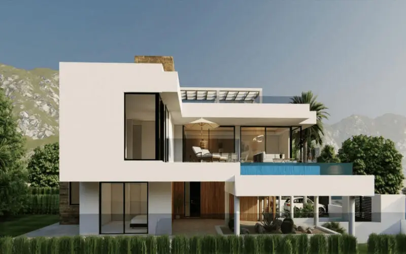 Villa de Lujo Ecologica en Marbesa 6 Dormitorios Piscina Clima