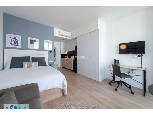 Alquiler Estudio Amueblado con Aire Acondicionado Camins al Grau