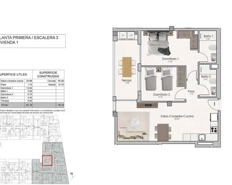 Apartamentos en Venta Santa Pola 2 Dormitorios