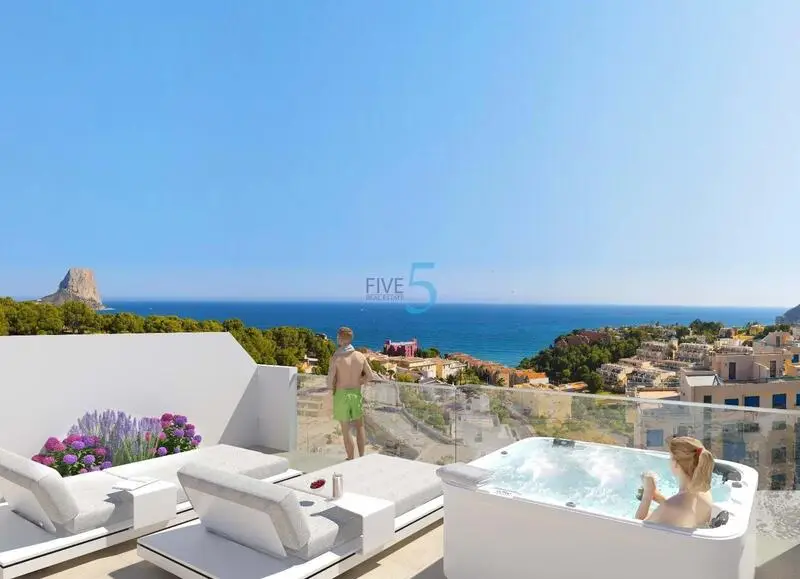 Apartamentos en Venta Calpe: Obra Nueva con Vistas al Mar