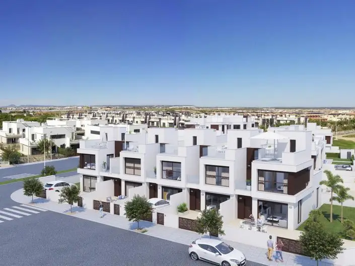 Adosados y Bungalows en Torre de la Horadada a 200m de la Playa