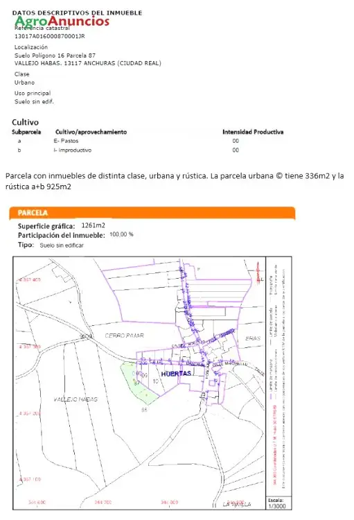 Venta  de Terreno de secano en Ciudad Real