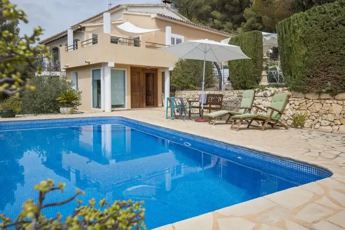 Villa en Moraira 5 Dormitorios Vistas al Mar Piscina Privada