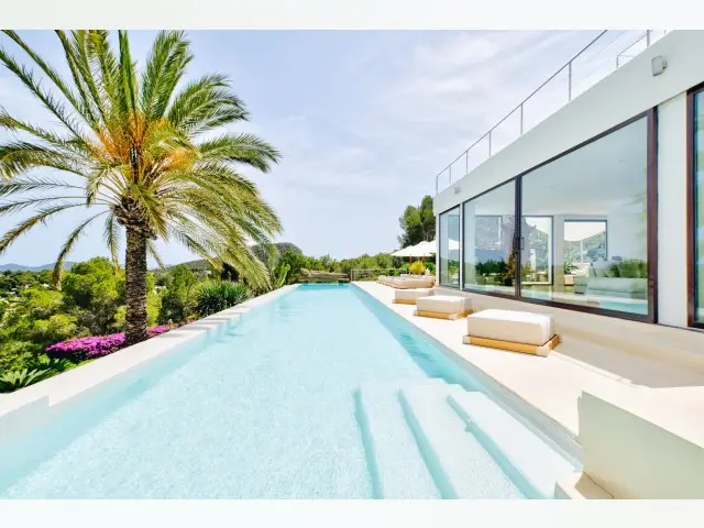 Alquiler Villa Lujo 5 Dormitorios Ibiza Piscina Gym