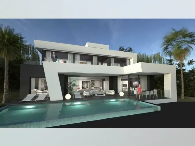 Casa Villa 4 Dormitorios Estepona Vistas al Mar y Golf