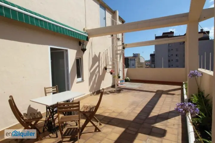 Alquiler Atico Amueblado Terraza Centro Gijon