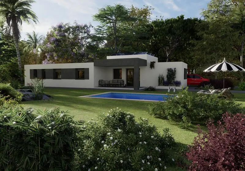 Villa en Pinoso con Piscina Privada y 2000m2 de Parcela