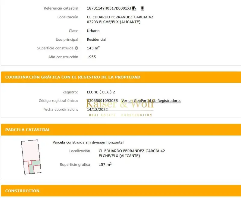Casa en Venta Elche 157m2  Inversion Oportunidad