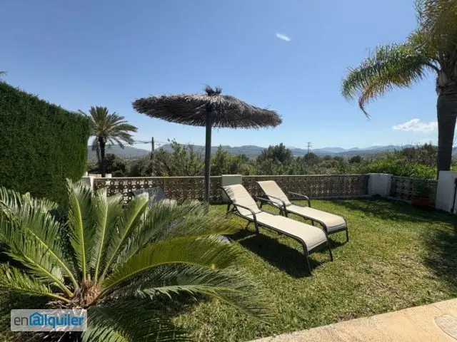 Alquiler Chalet Jávea Montgó Piscina 3 Dormitorios