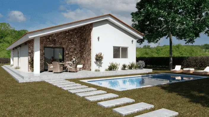 Villa 3 Dormitorios Venta Moratalla Murcia Piscina Privada