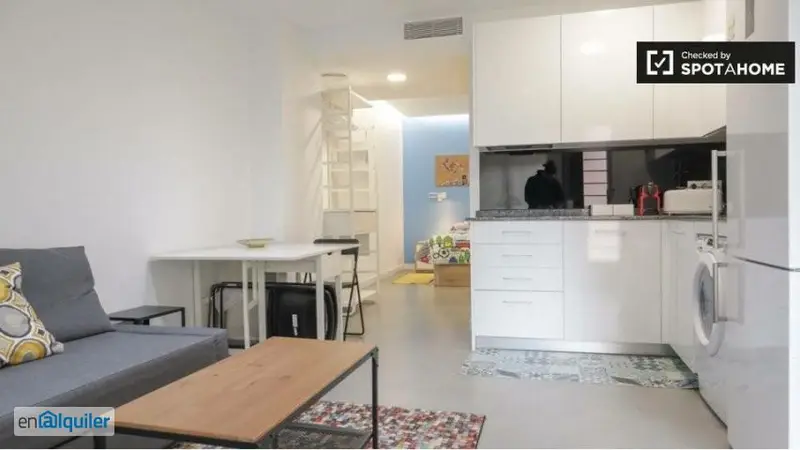 Estudio amueblado en alquiler Ciudad Lineal Madrid