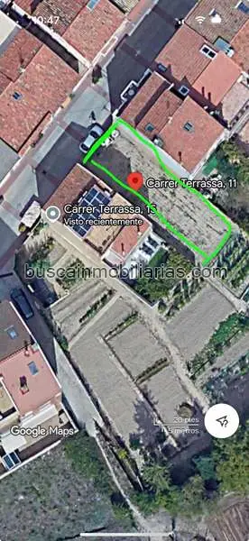 Parcela Urbana en Venta Manresa Calle Terrassa 373m²