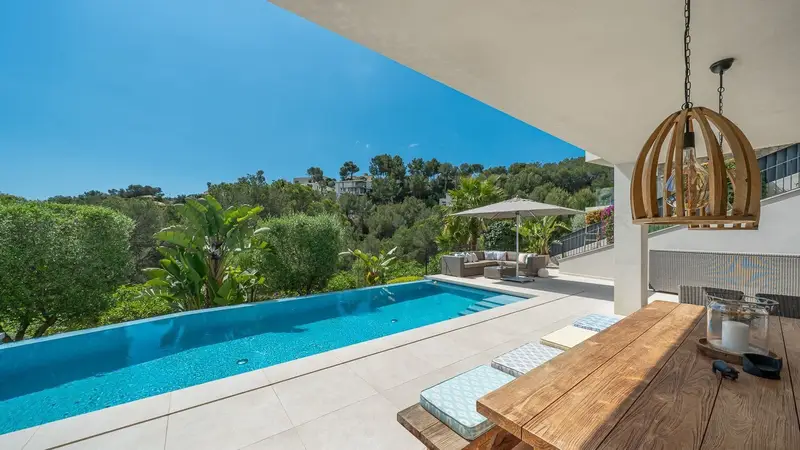 Villa Moderna en Costa den Blanes 2 Dormitorios Piscina y Sauna