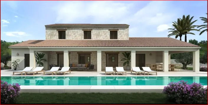 Villa Mediterranea 4 Dormitorios Piscina 460m2