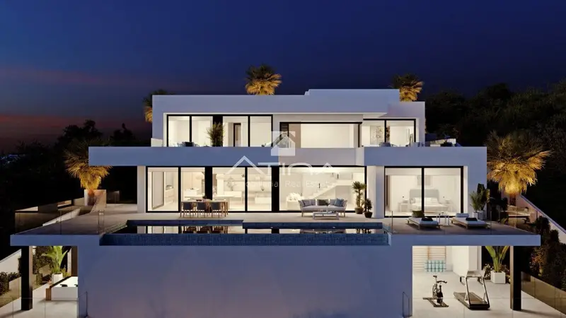 Villa de Lujo en Cumbres del Sol con Vistas al Mar