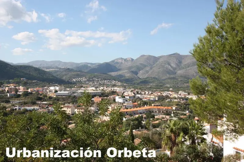 Parcela Urbana 900m2 Orba Alicante Vistas Montaña