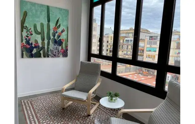 Estudio 65m2 Barcelona Amueblado Cerca Plaza Espanya