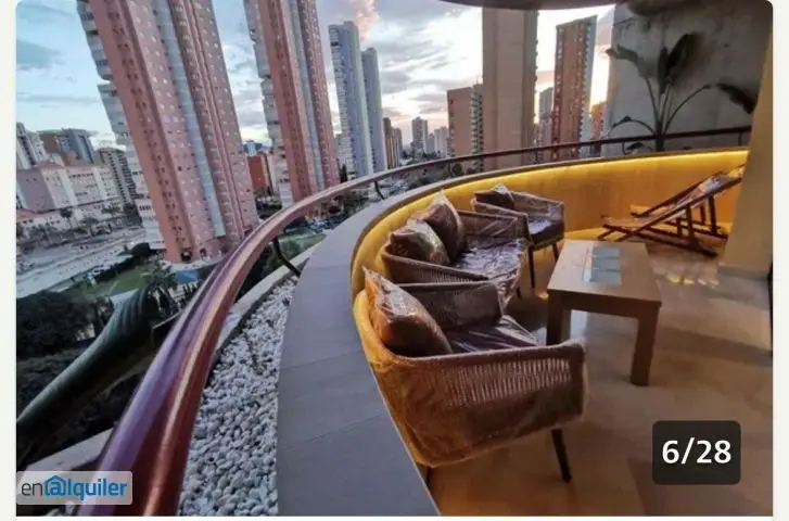 Alquiler Piso Amueblado Lujo Benidorm Centro