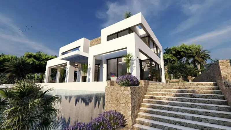 Villa de Lujo en Benissa Costa Blanca 4 Dormitorios Piscina Infinita
