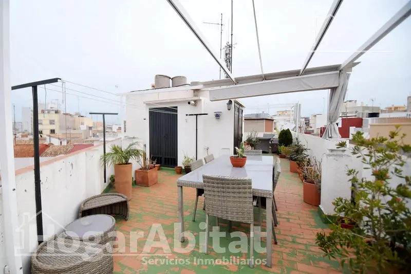 Casa en Venta Burriana Amplia con Local Terraza y Trastero