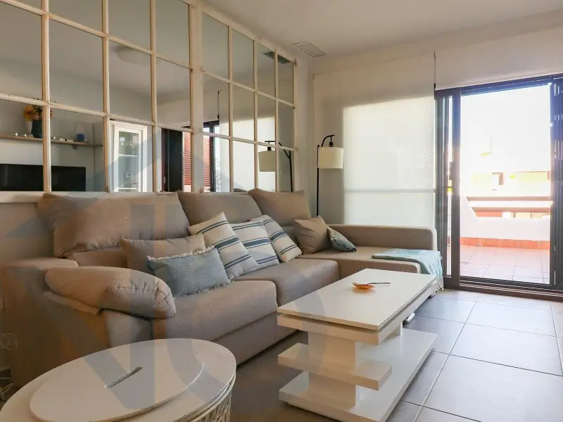 Apartamento en San Juan de Terreros con vistas al mar