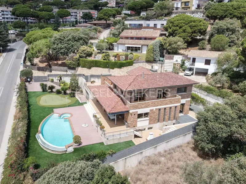Chalet Lujo 5 Habitaciones Maresme Piscina Vistas Mar