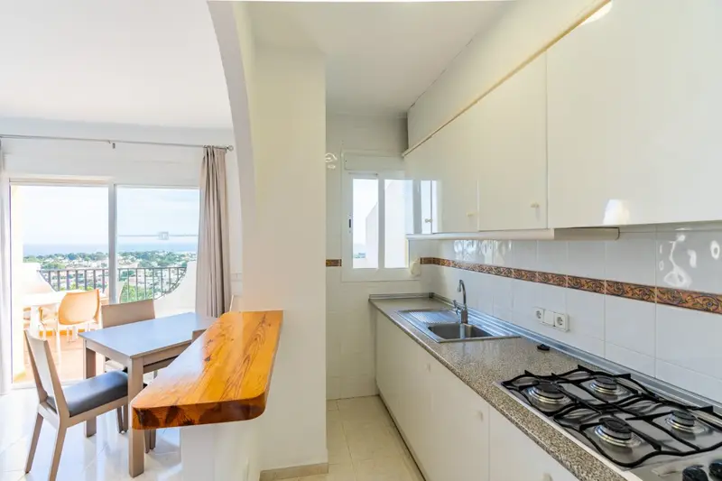 Apartamento en Calpe con 1 Dormitorio y Solarium